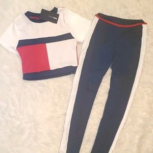 Matching pant set